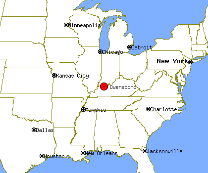 Owensboro map